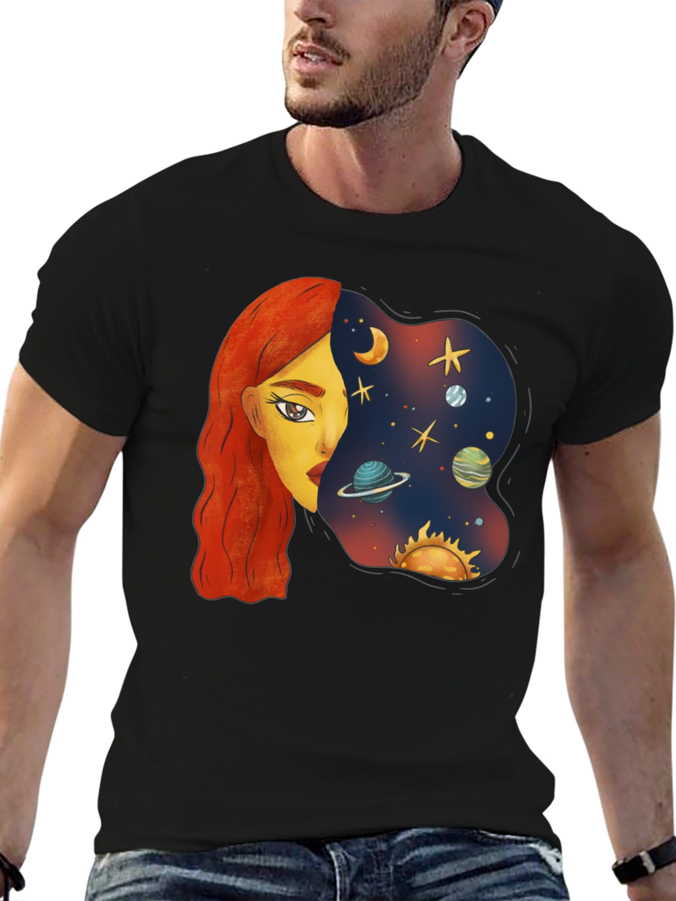 Cosmic Mind T-Shirt: Black Unisex Tee