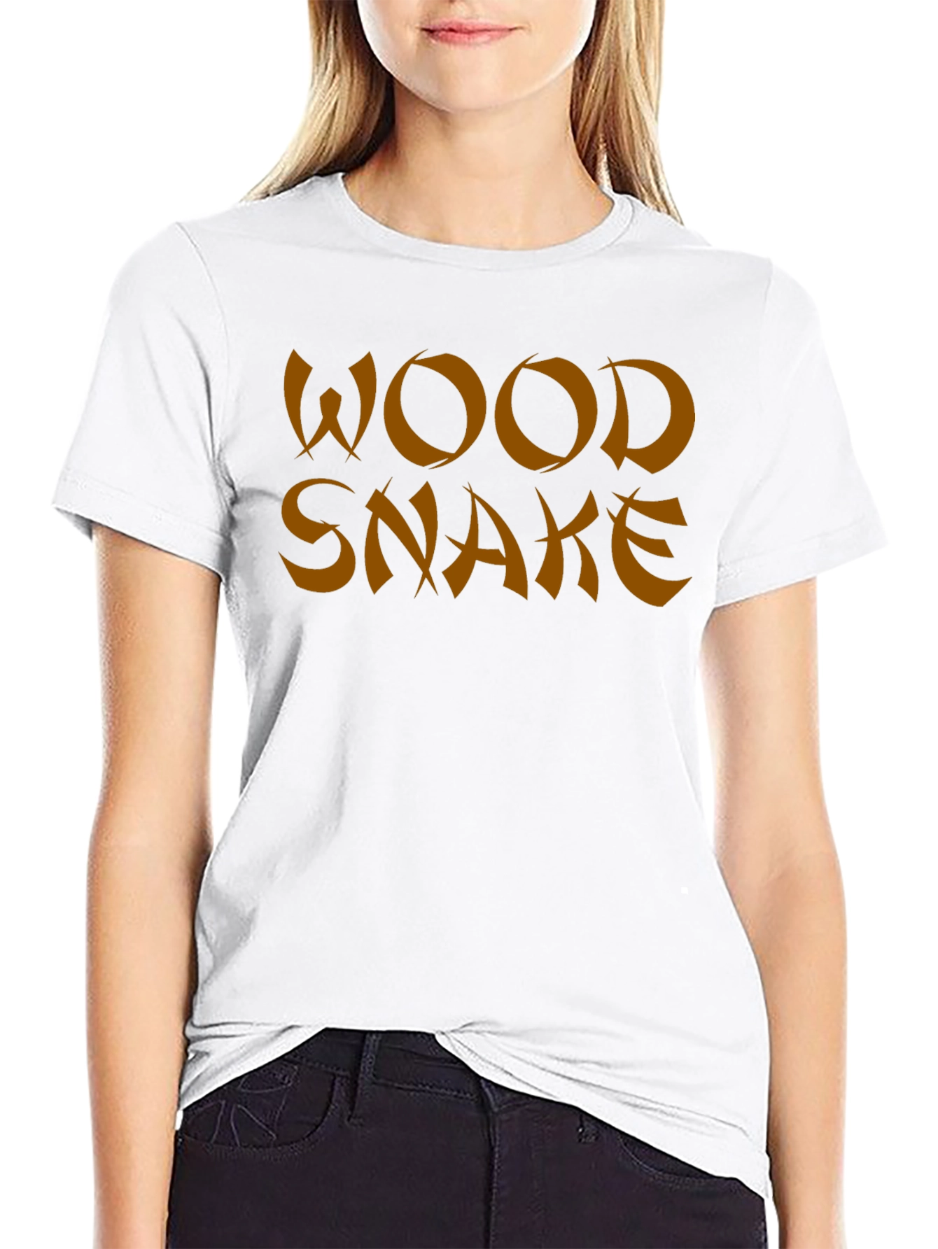 Wood Snake Graphic Tee - Soft Cotton Blend