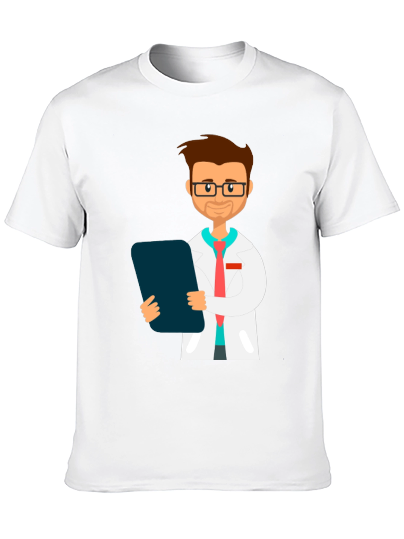 Doctor Graphic T-Shirt - Black Cotton Blend Tee