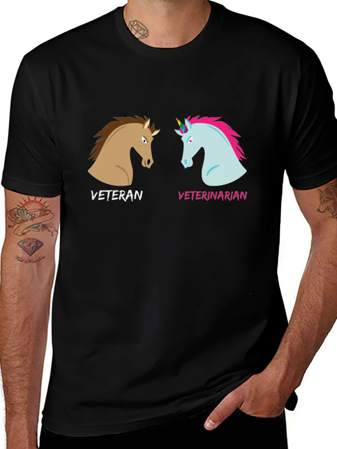 Veteran Veterinarian Graphic Tee