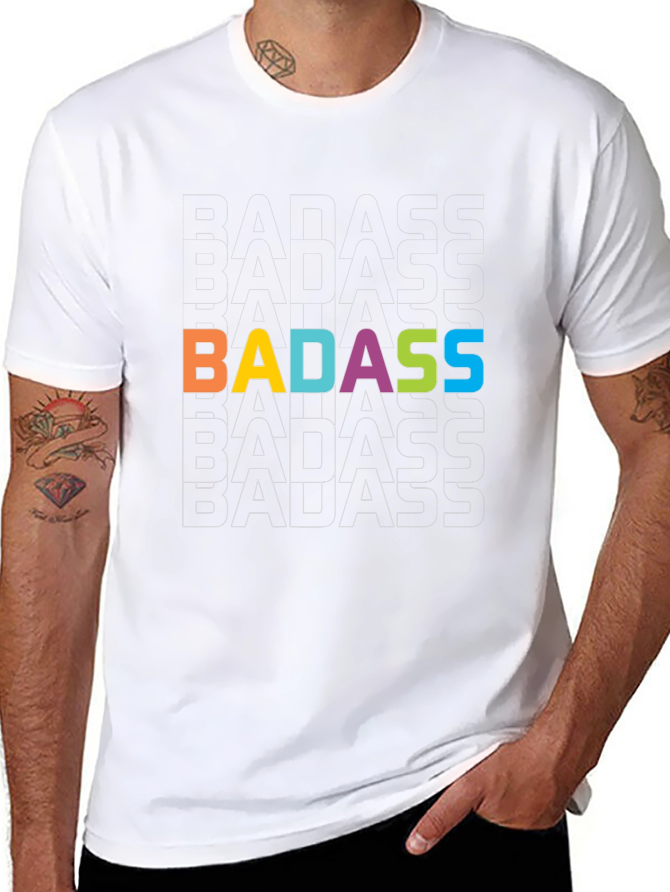 Badass Statement T-Shirt - Bold Graphic Tee