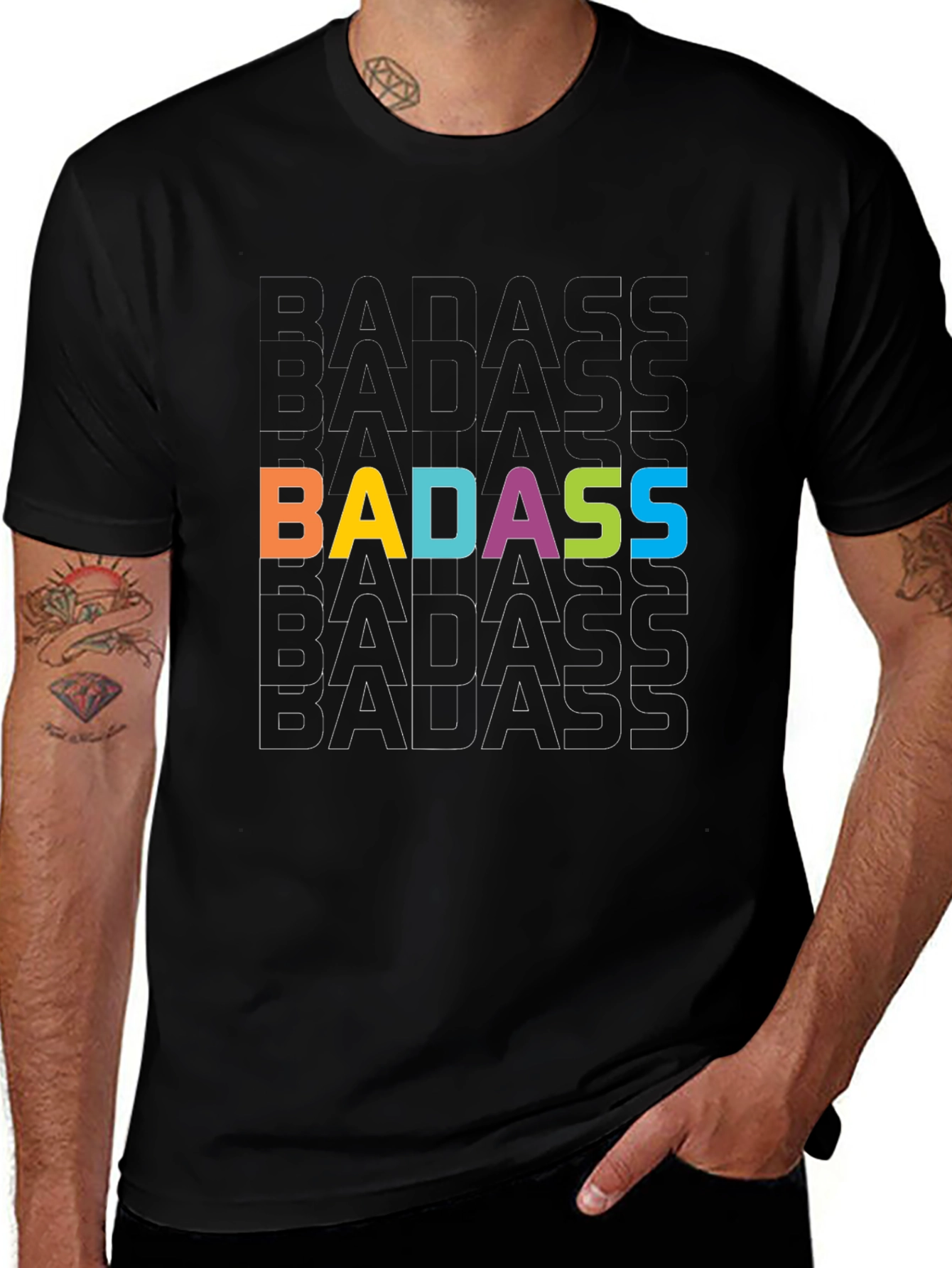 Badass Statement T-Shirt - Bold Graphic Tee