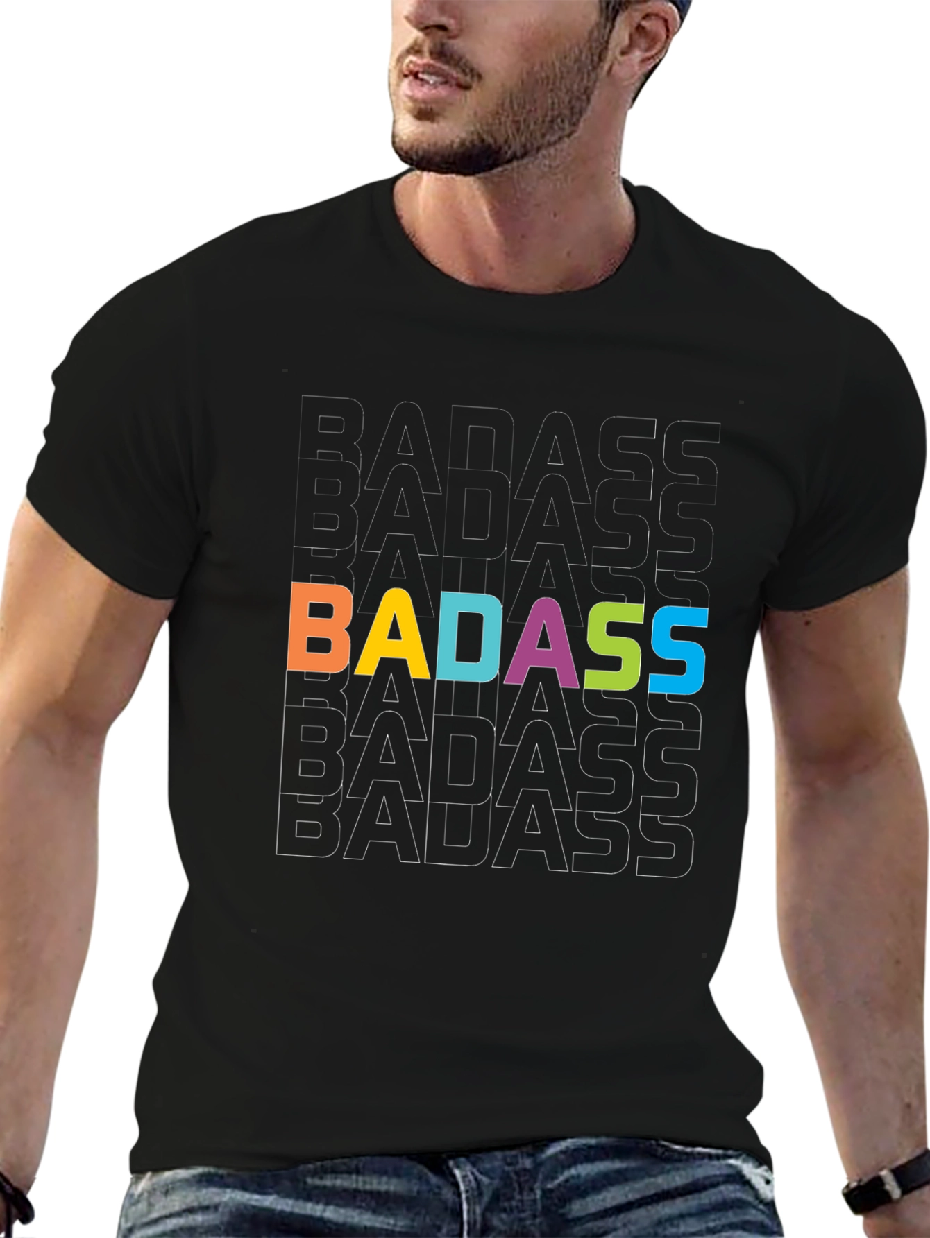 Badass Statement T-Shirt - Bold Graphic Tee