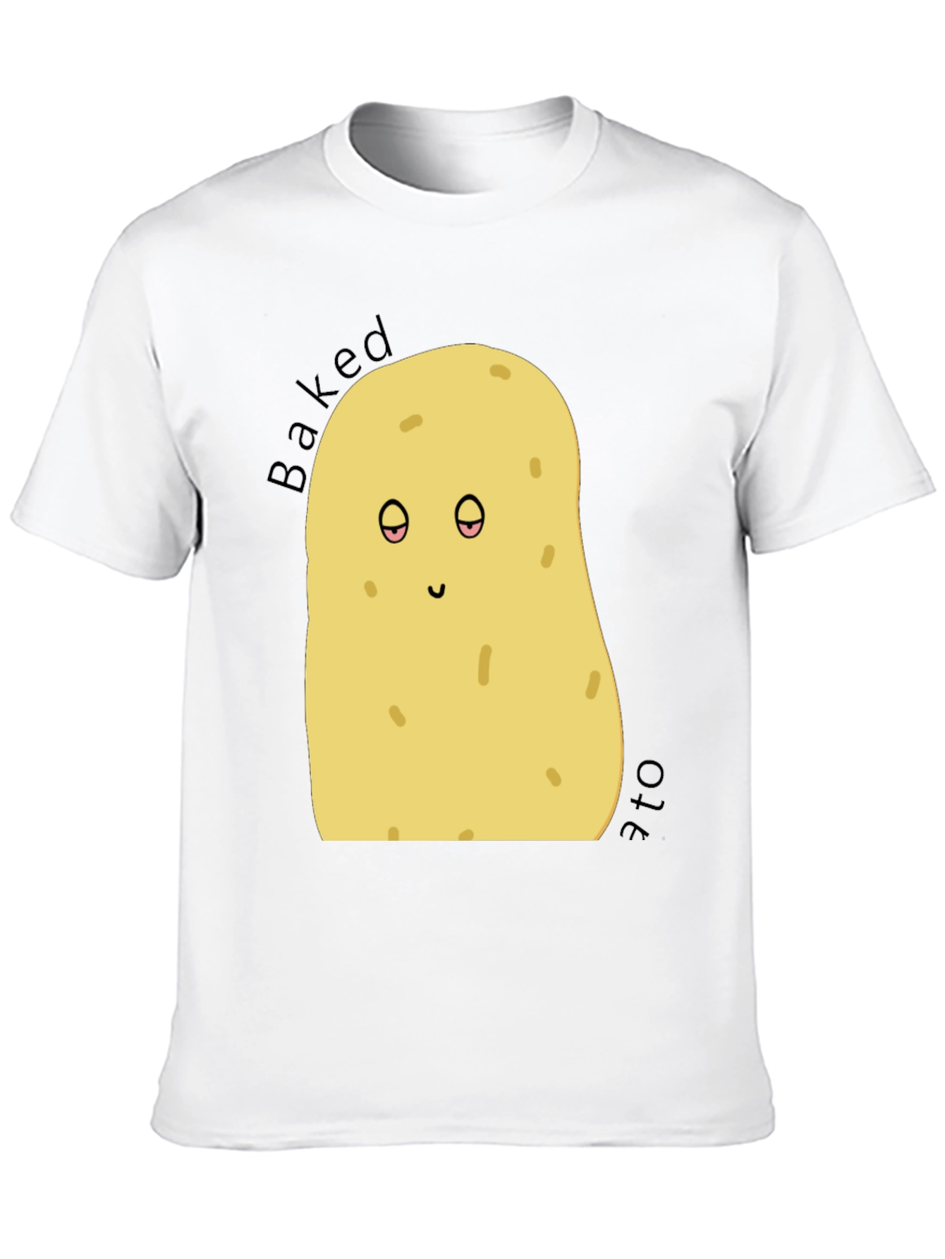 Baked Potato Graphic Tee - Funny Novelty T-Shirt