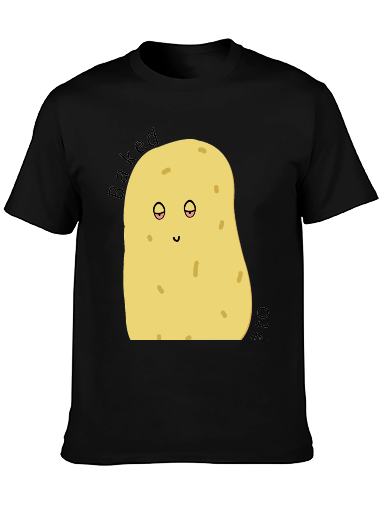 Baked Potato Graphic Tee - Funny Novelty T-Shirt