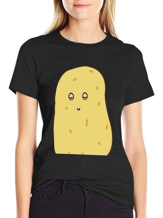 Baked Potato Graphic Tee - Funny Novelty T-Shirt
