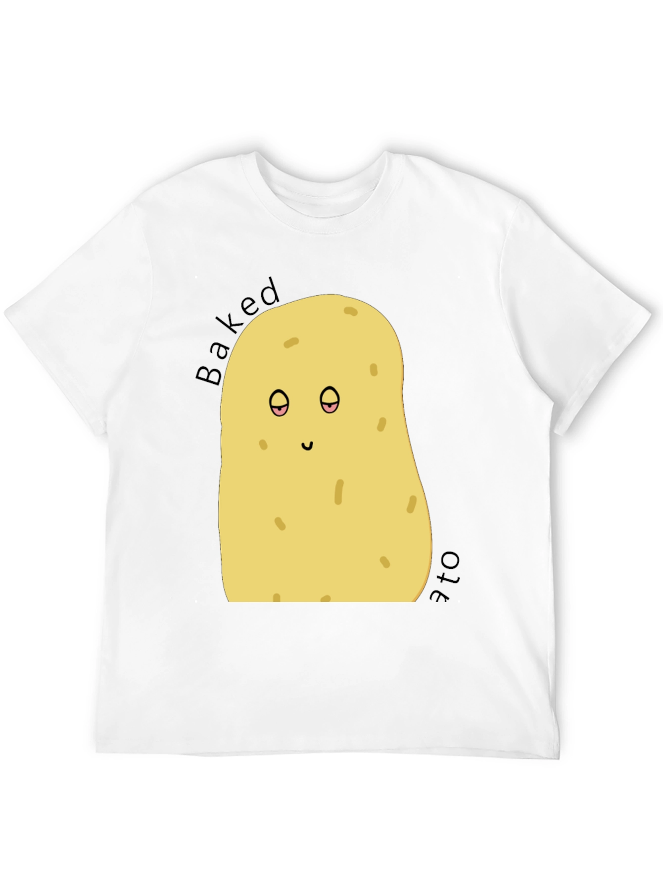 Baked Potato Graphic Tee - Funny Novelty T-Shirt