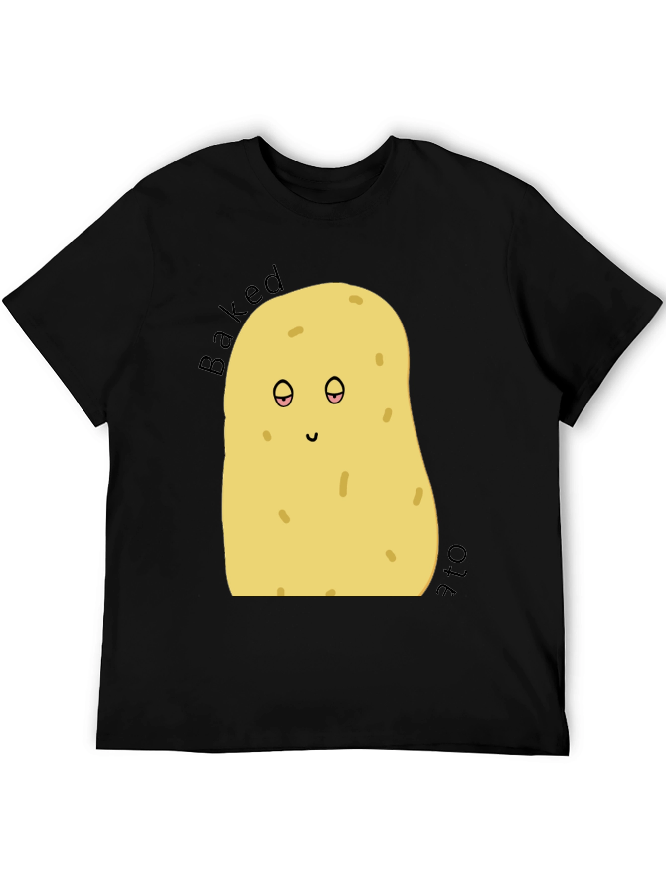Baked Potato Graphic Tee - Funny Novelty T-Shirt