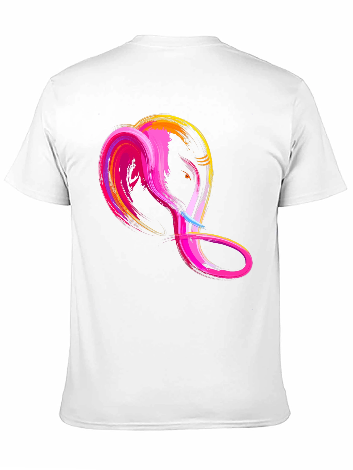 Abstract Ganesha Graphic Tee - Mens Black T-Shirt