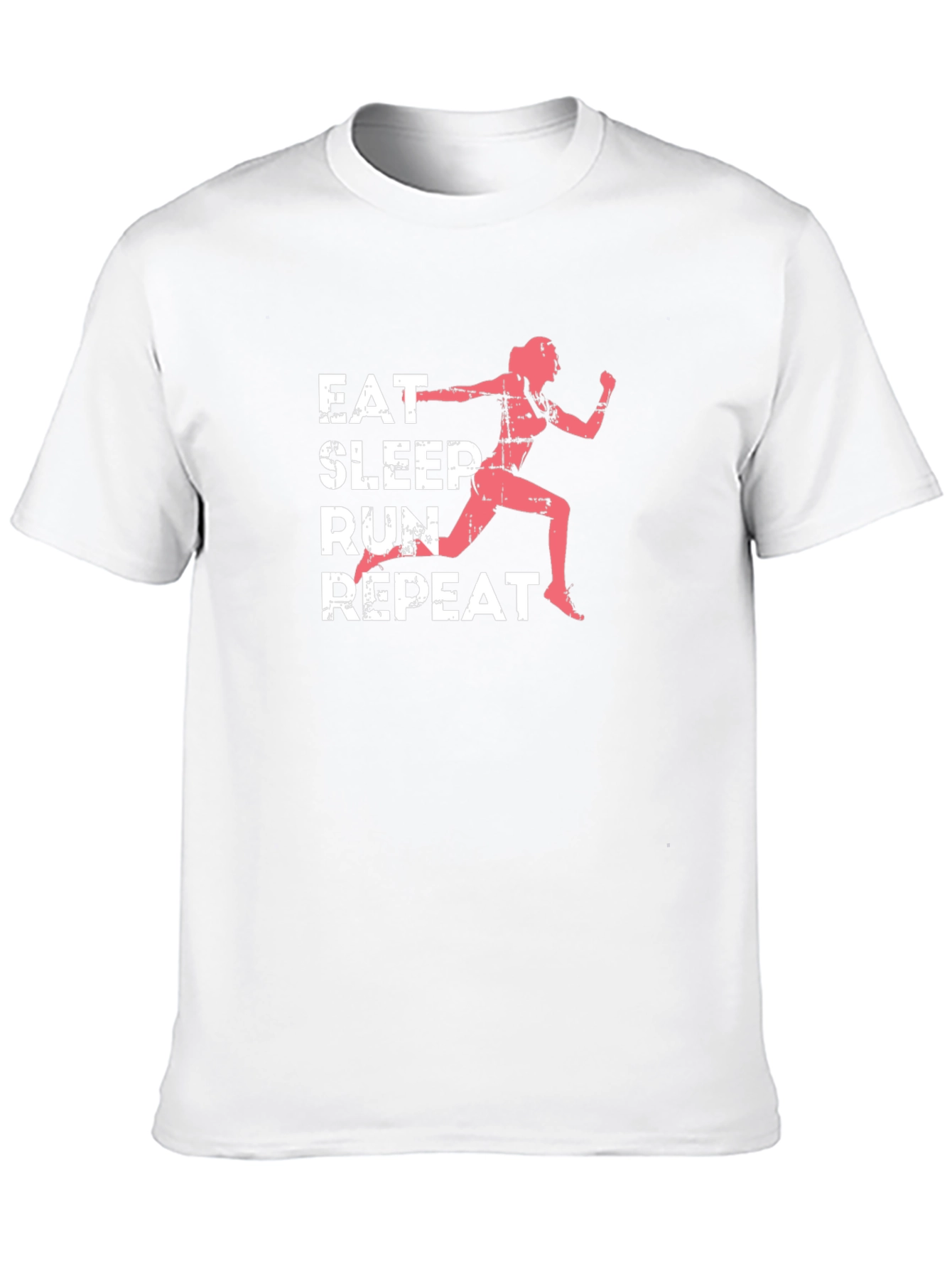 Eat Sleep Run Repeat Graphic T-Shirt