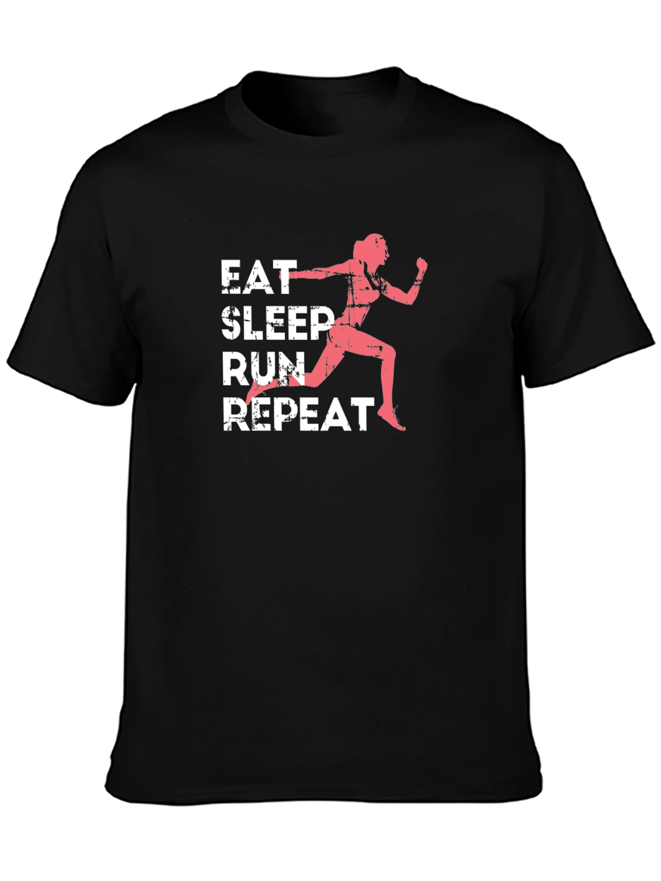 Eat Sleep Run Repeat Graphic T-Shirt