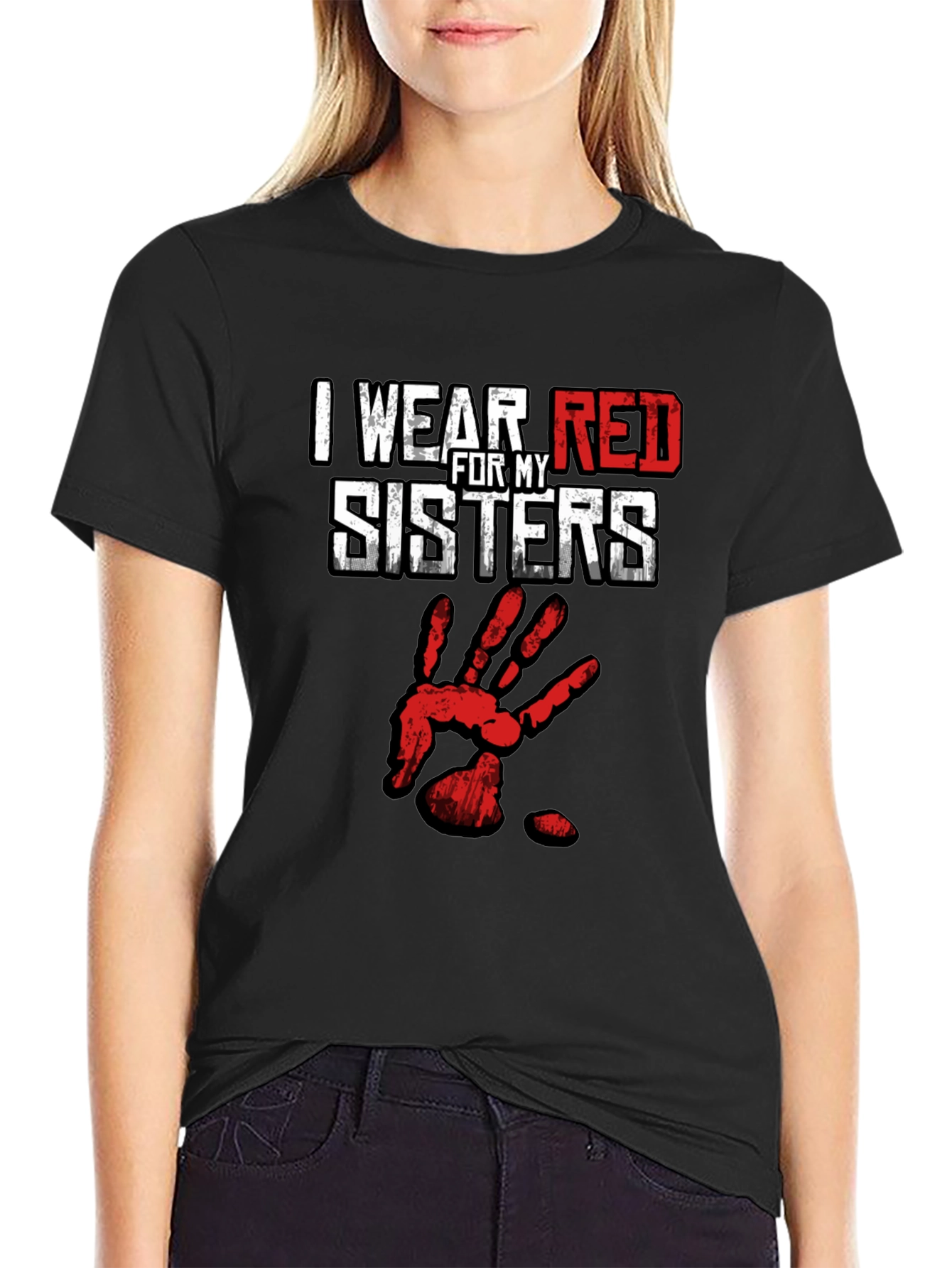 I Wear Red For My Sisters T-Shirt