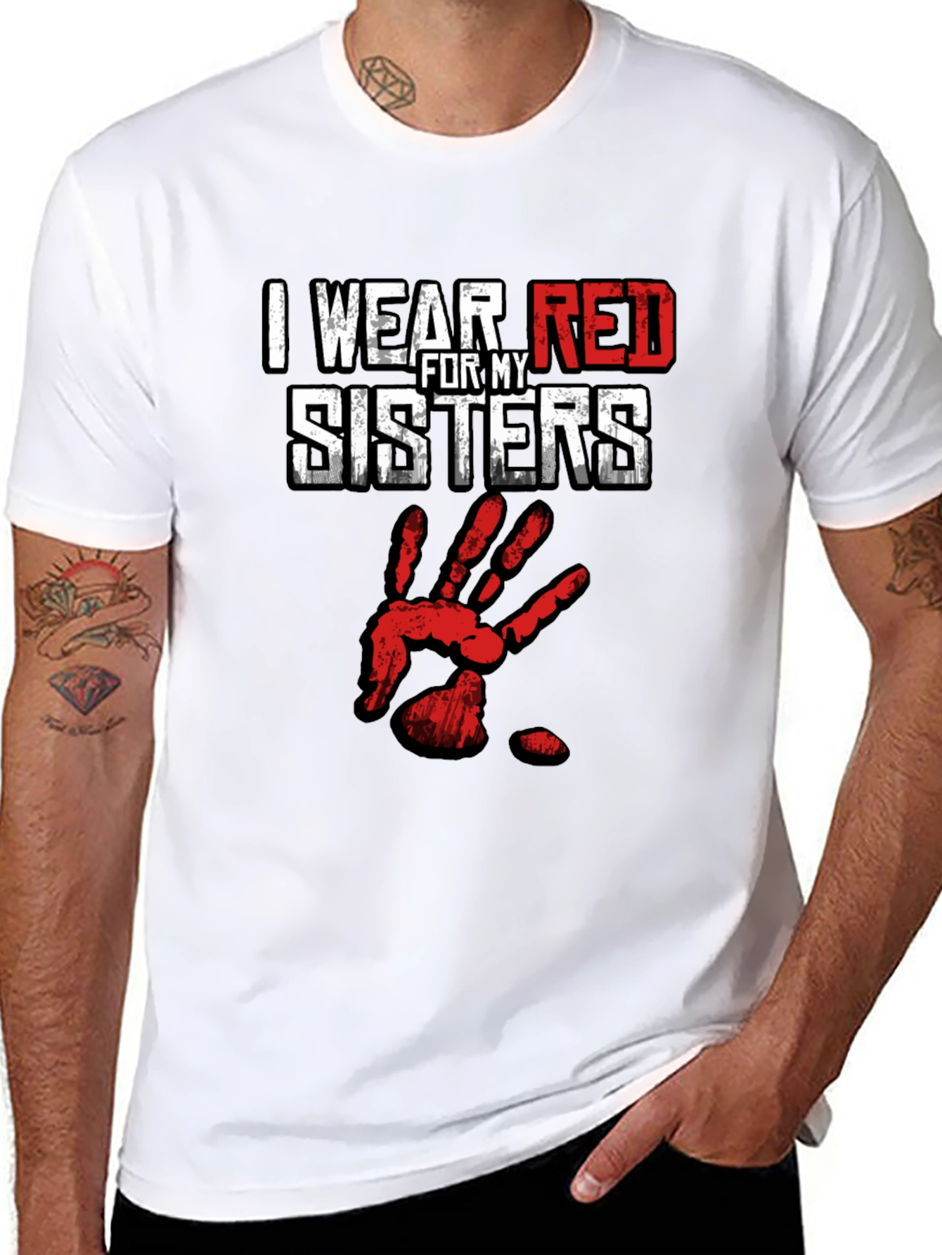 I Wear Red For My Sisters T-Shirt