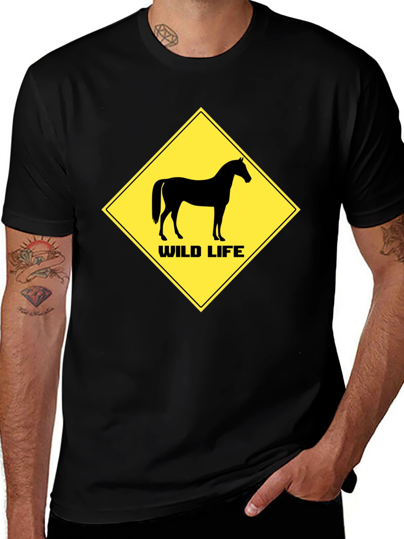 Wild Life Horse Graphic T-Shirt - Unisex
