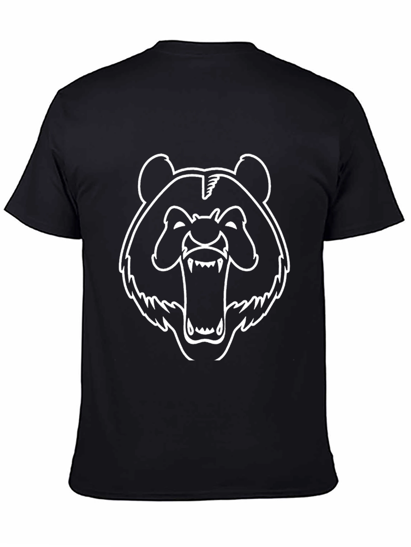 Black Bear Graphic Tee - Bold & Edgy Design
