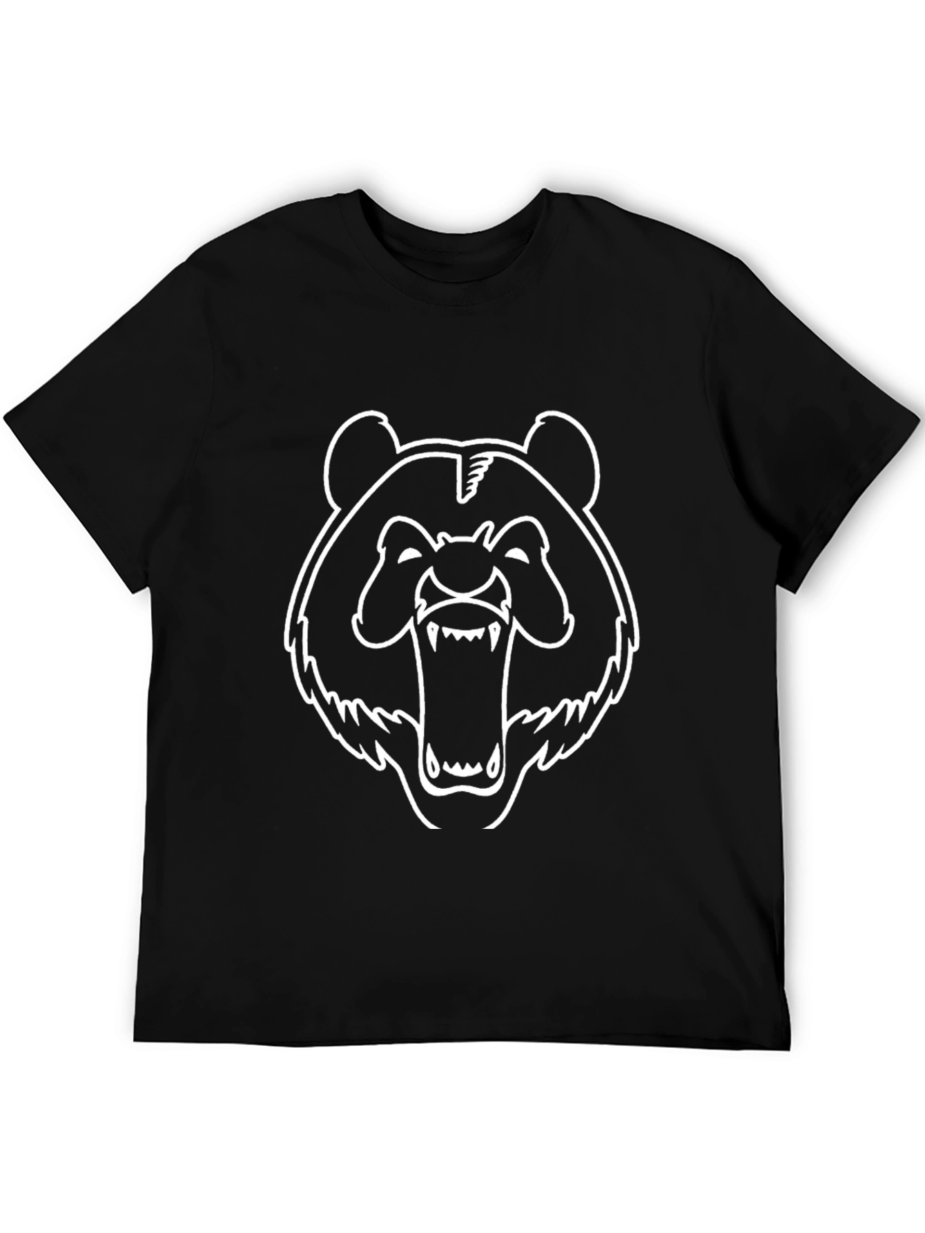 Black Bear Graphic Tee - Bold & Edgy Design