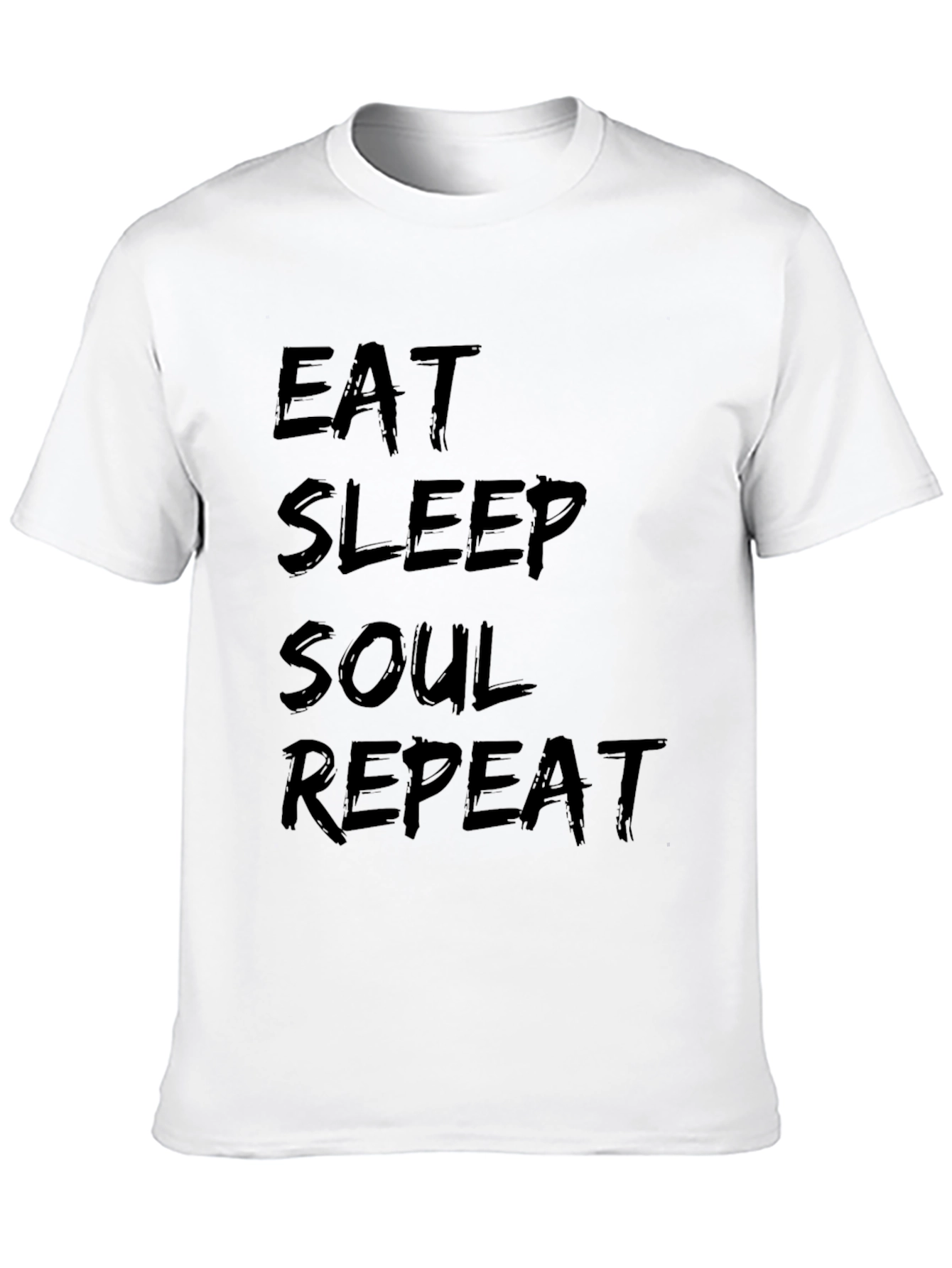 Eat Sleep Soul Repeat Black T-Shirt