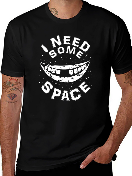 I Need Some Space Graphic T-Shirt - Funny Tooth Gap Tee