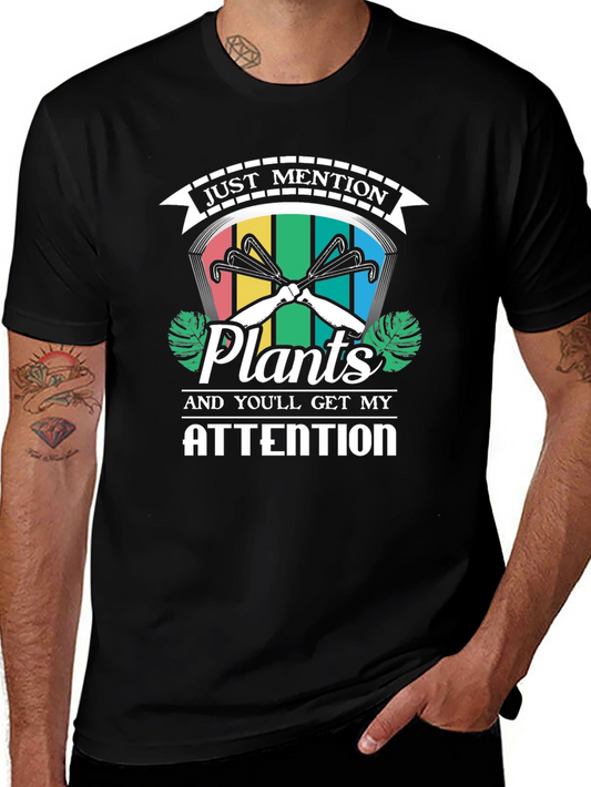 Just Mention Plants Graphic Tee