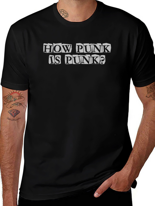 How Punk Is Punk? Graphic Tee - Black