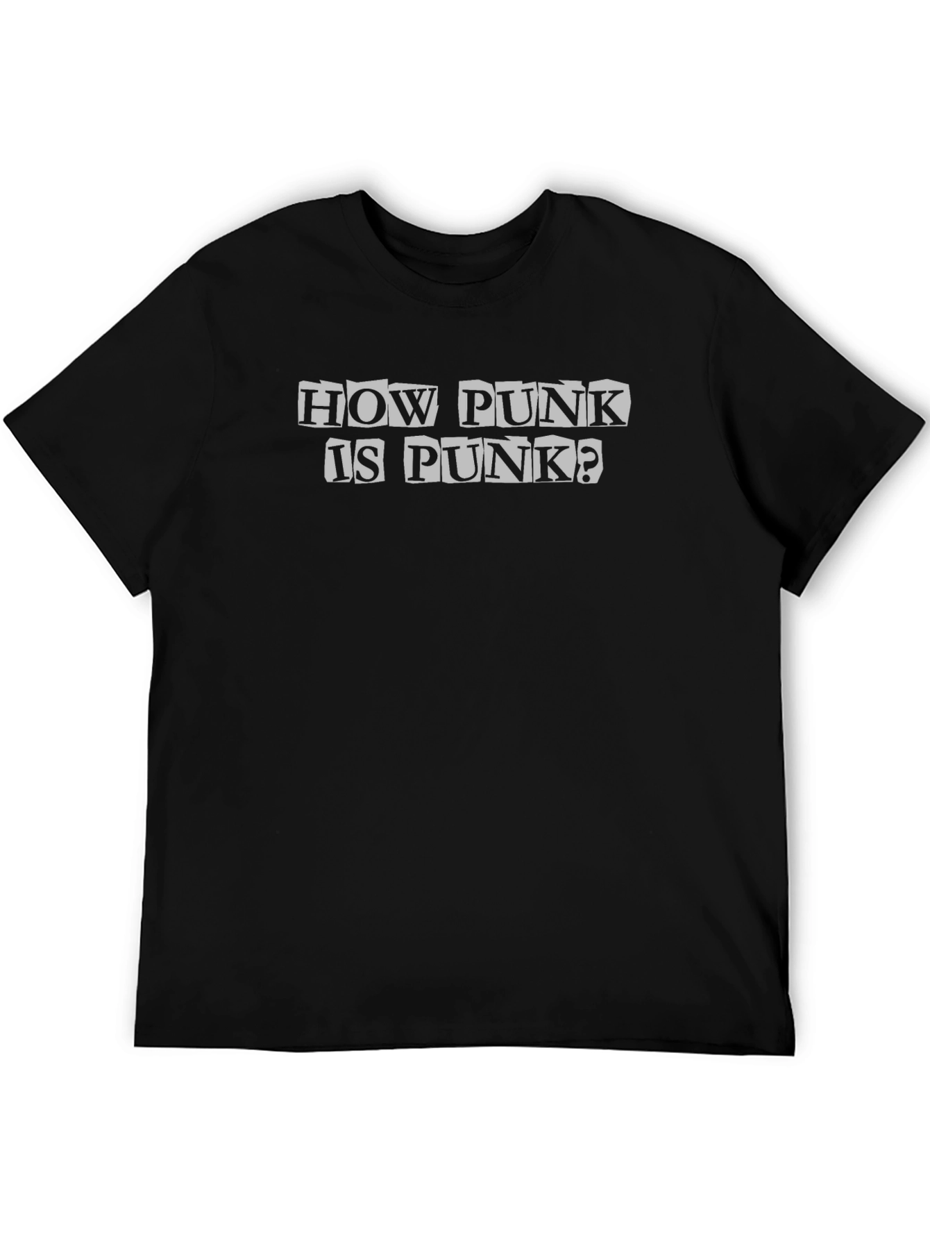 How Punk Is Punk? Graphic Tee - Black