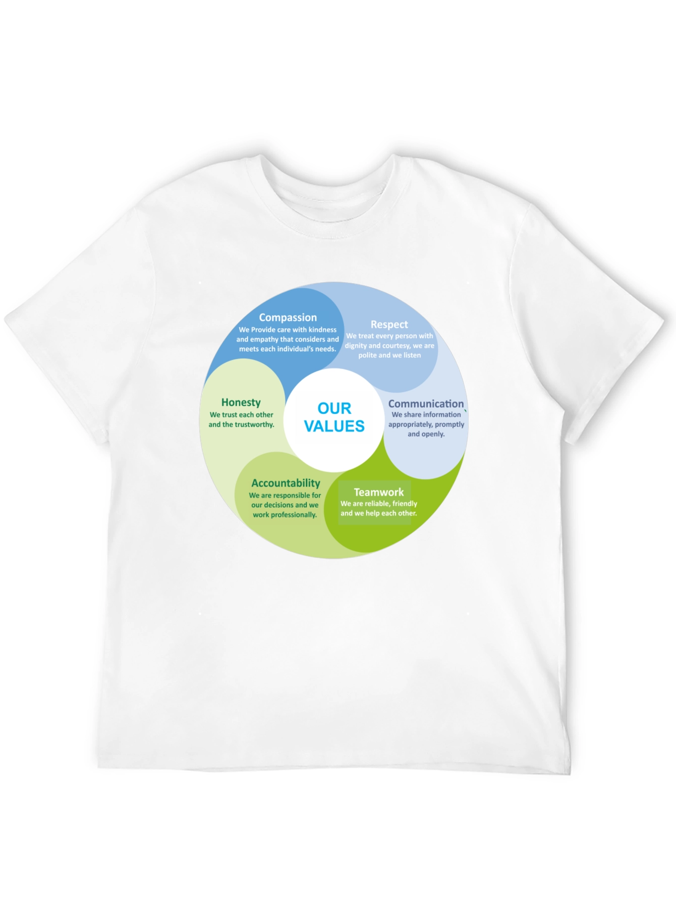 Values Black Crew Neck T-Shirt