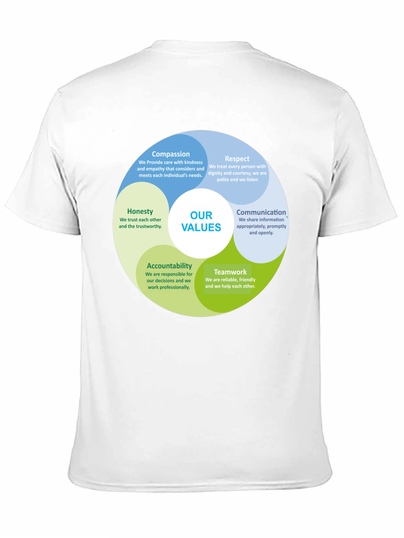Values Black Crew Neck T-Shirt