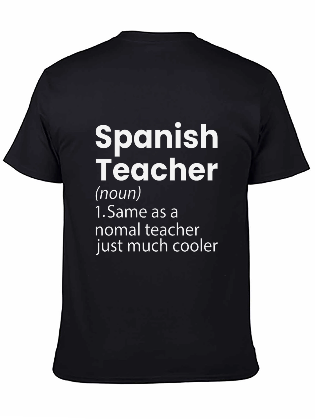 Cool Spanish Teacher Definition T-Shirt