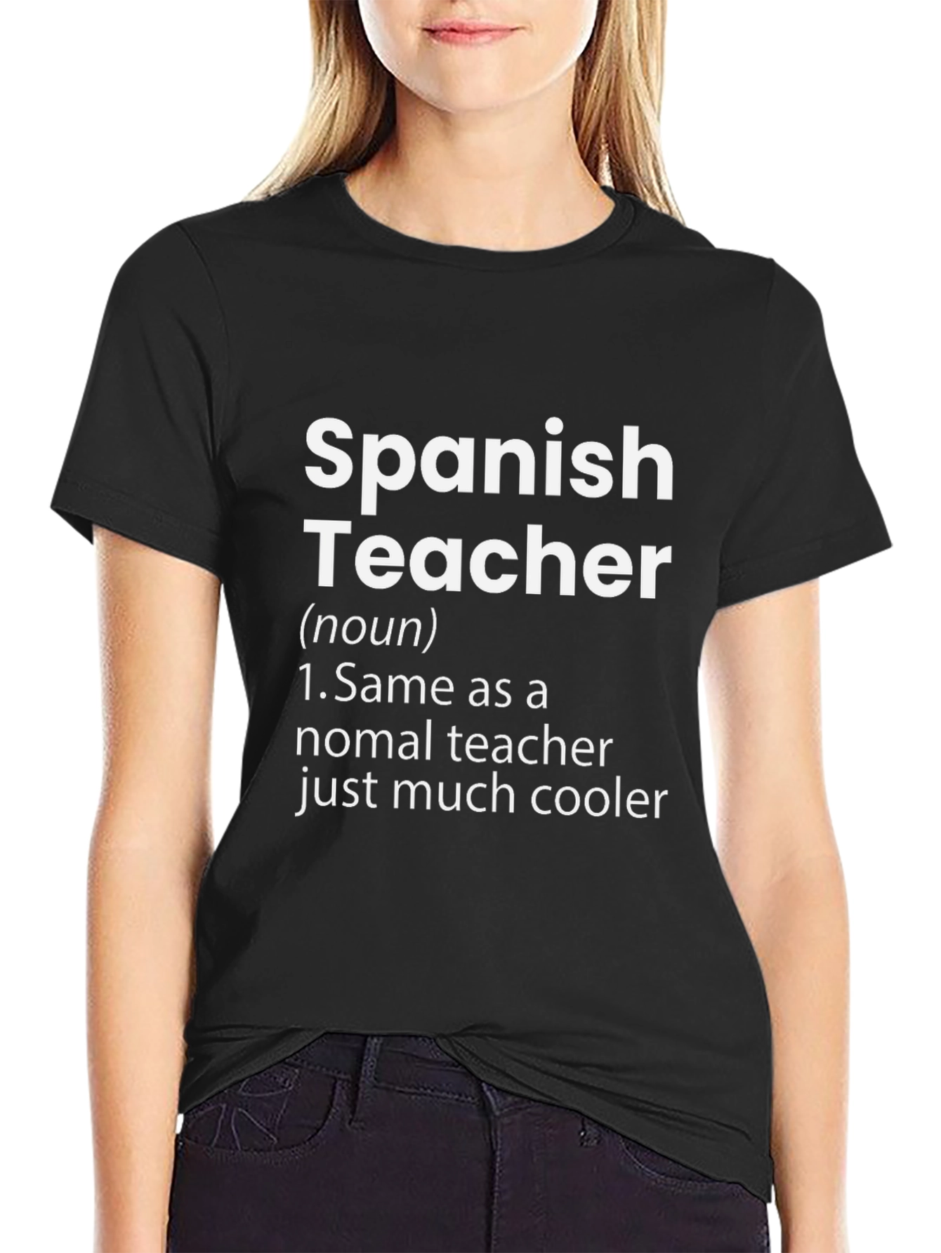 Cool Spanish Teacher Definition T-Shirt