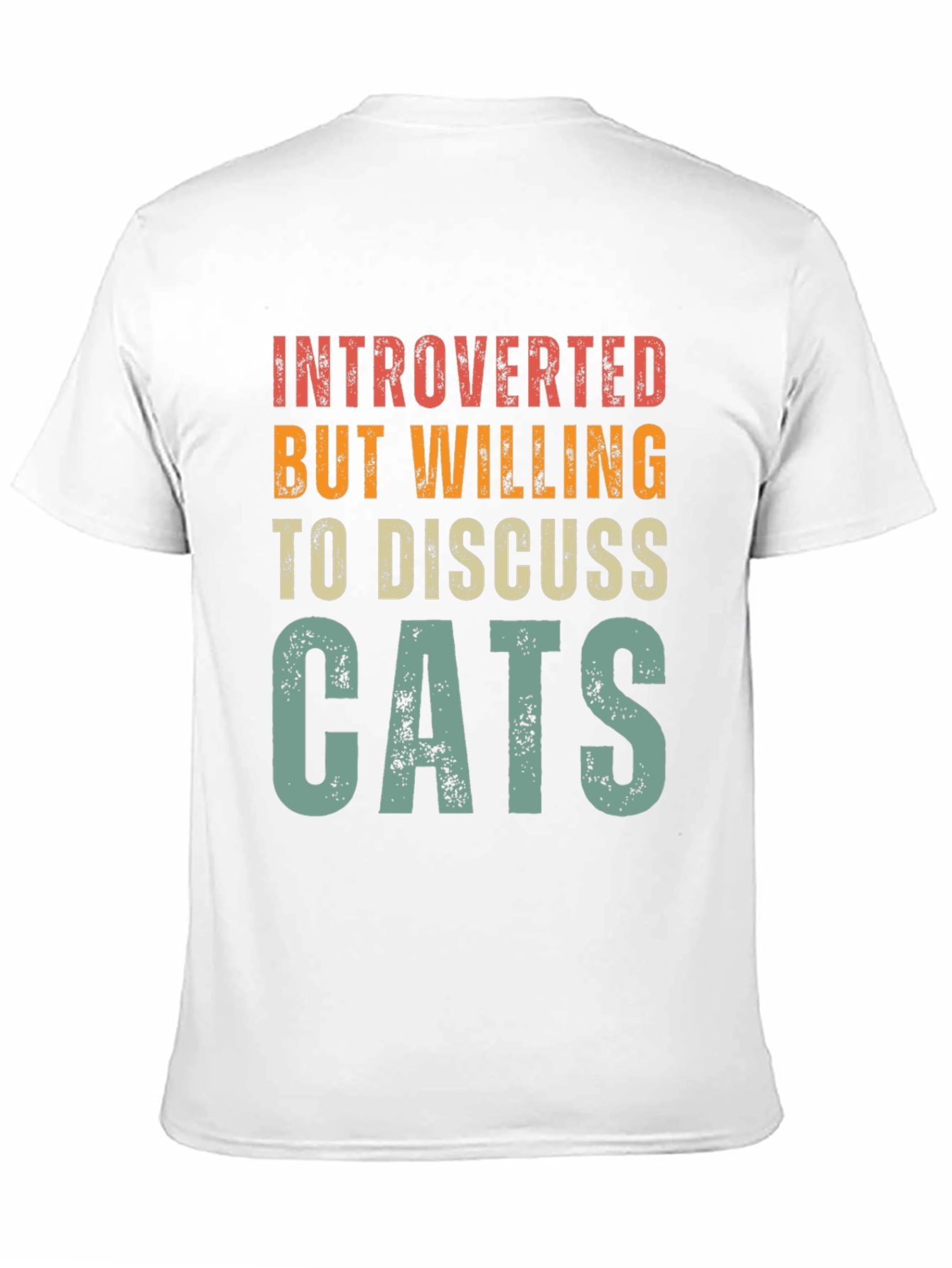 Introverted Cat Lover Graphic Tee