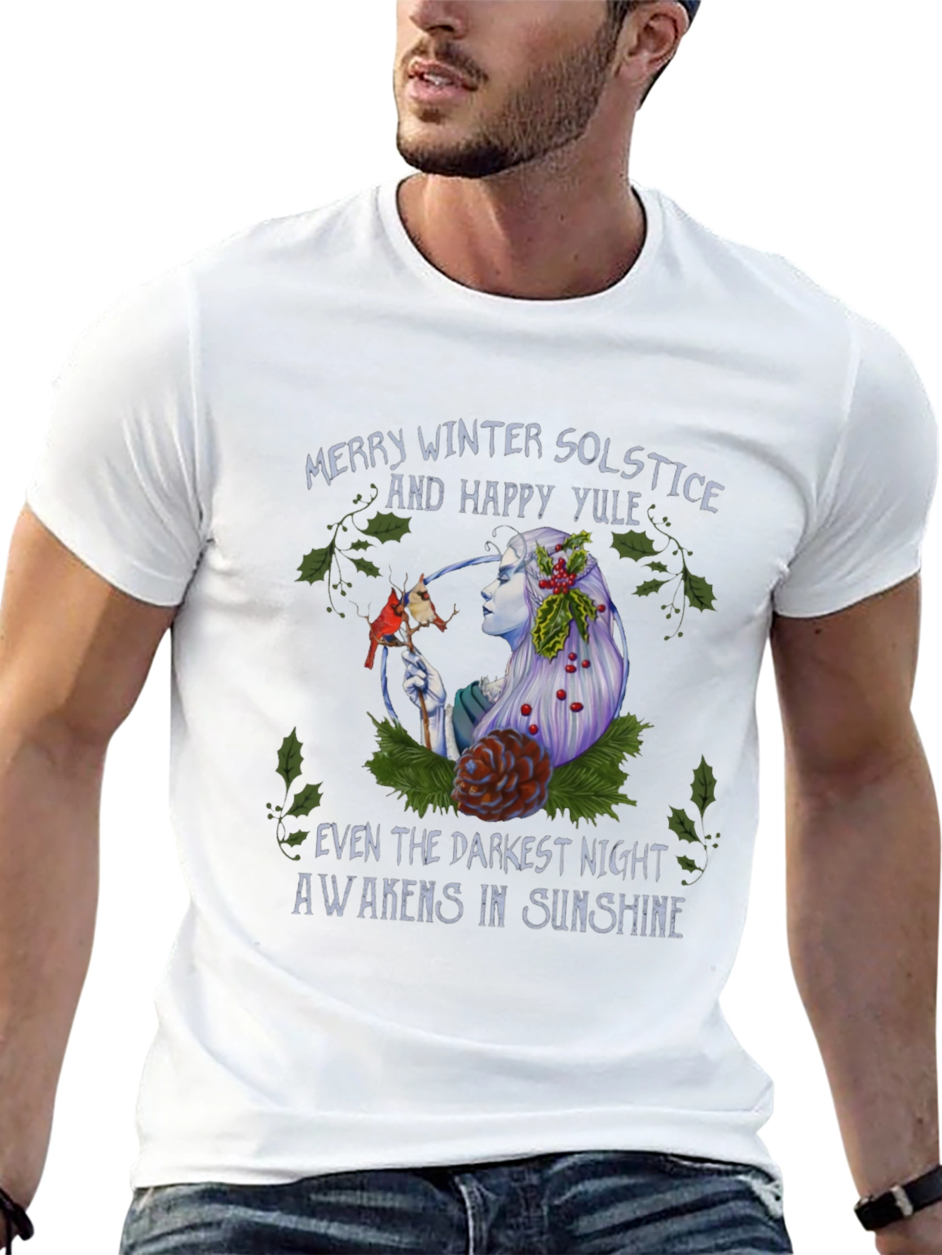 Winter Solstice & Happy Yule Graphic T-Shirt