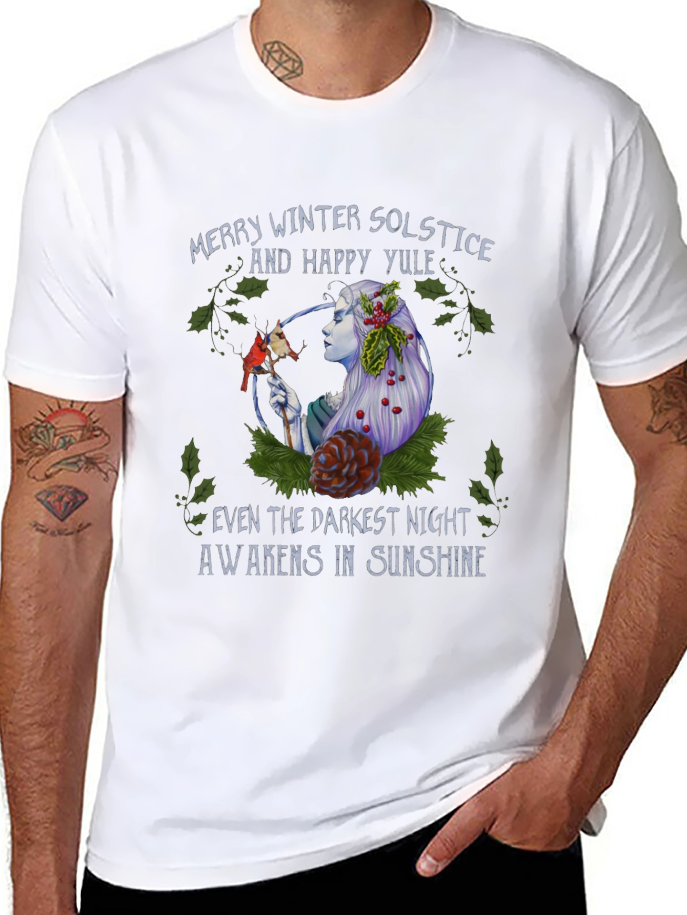 Winter Solstice & Happy Yule Graphic T-Shirt