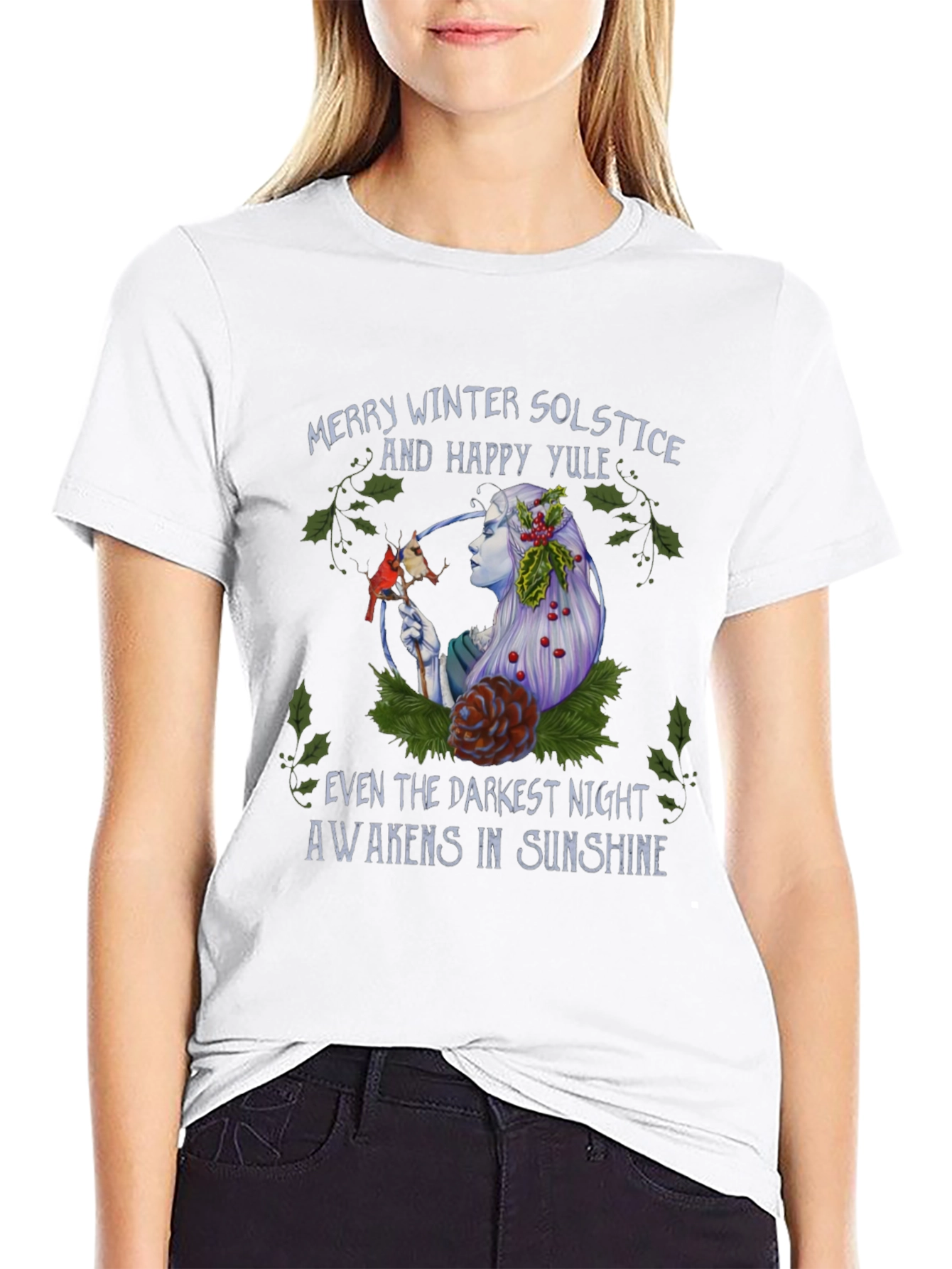 Winter Solstice & Happy Yule Graphic T-Shirt