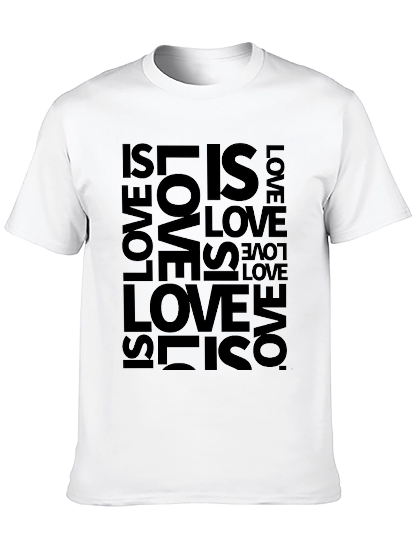 Love Is Love Graphic Tee - Black