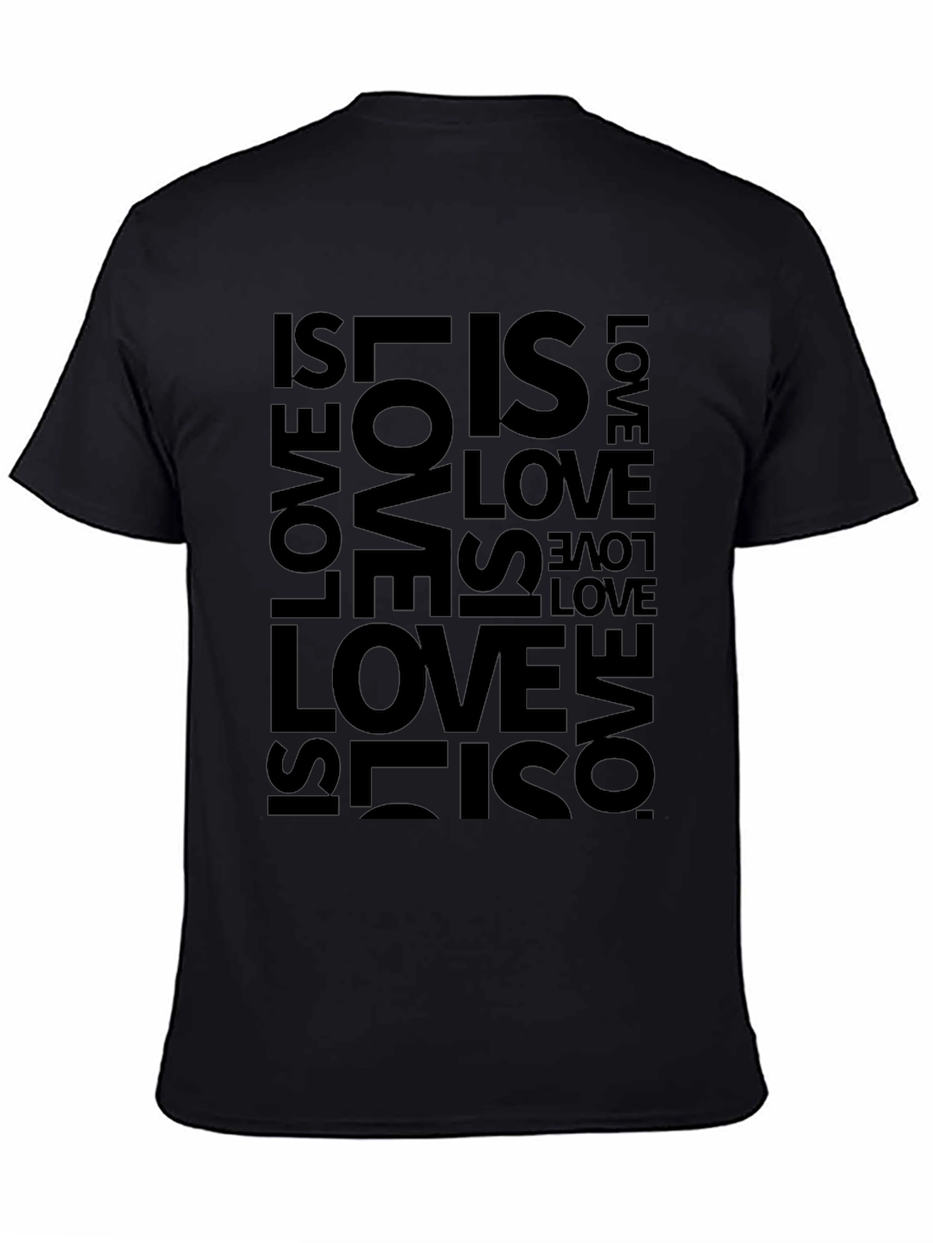 Love Is Love Graphic Tee - Black