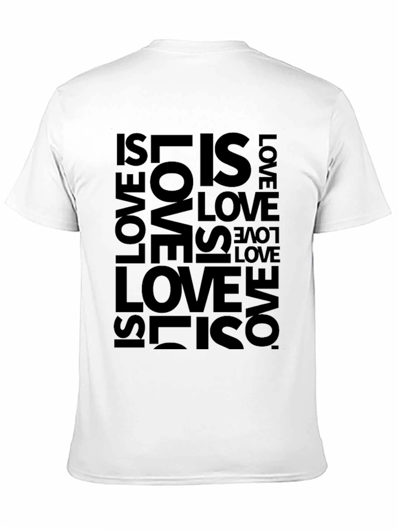 Love Is Love Graphic Tee - Black