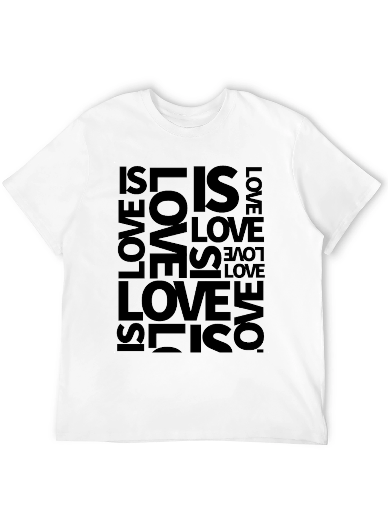 Love Is Love Graphic Tee - Black