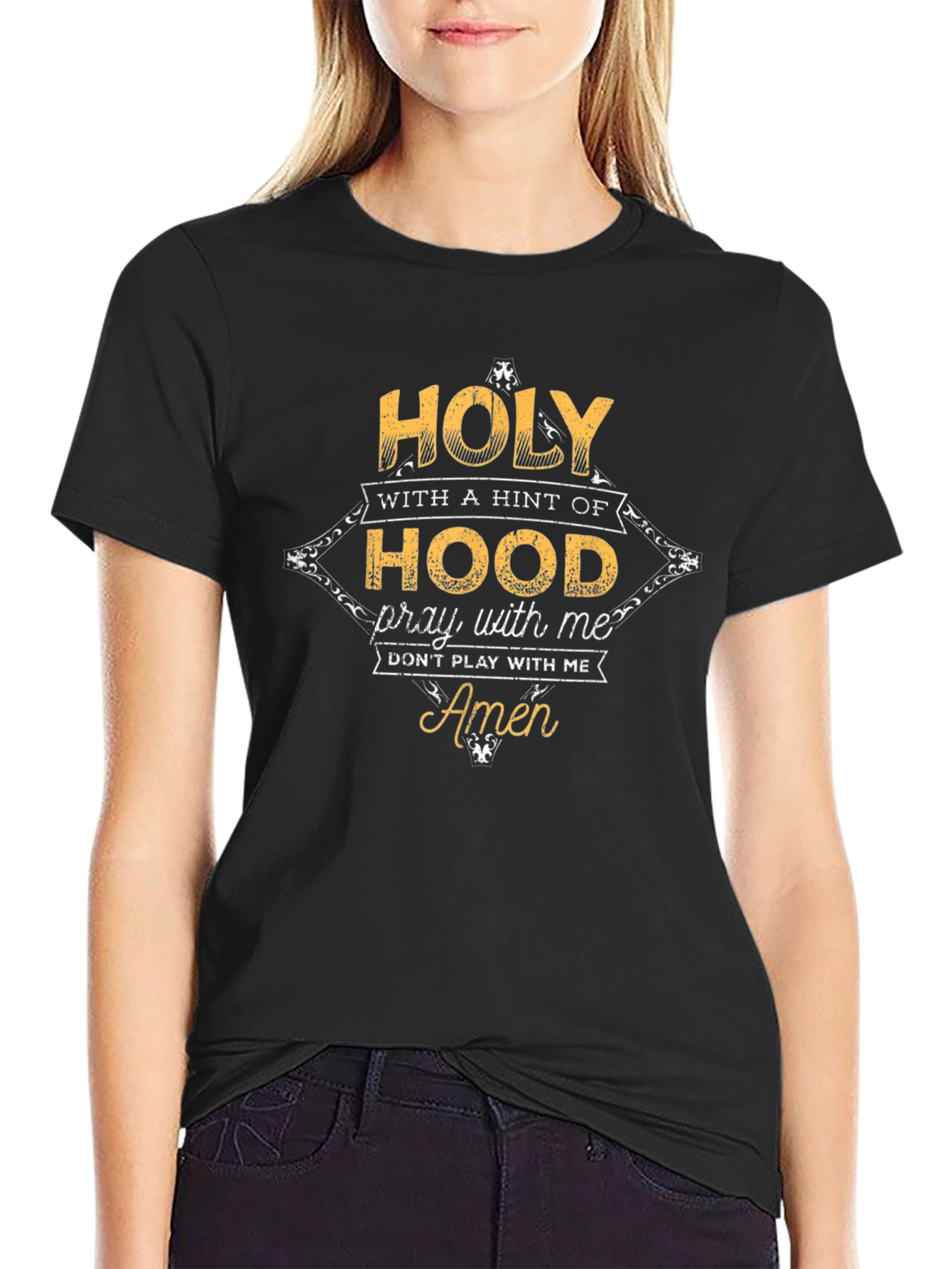 Holy with a Hint of Hood Graphic T-Shirt