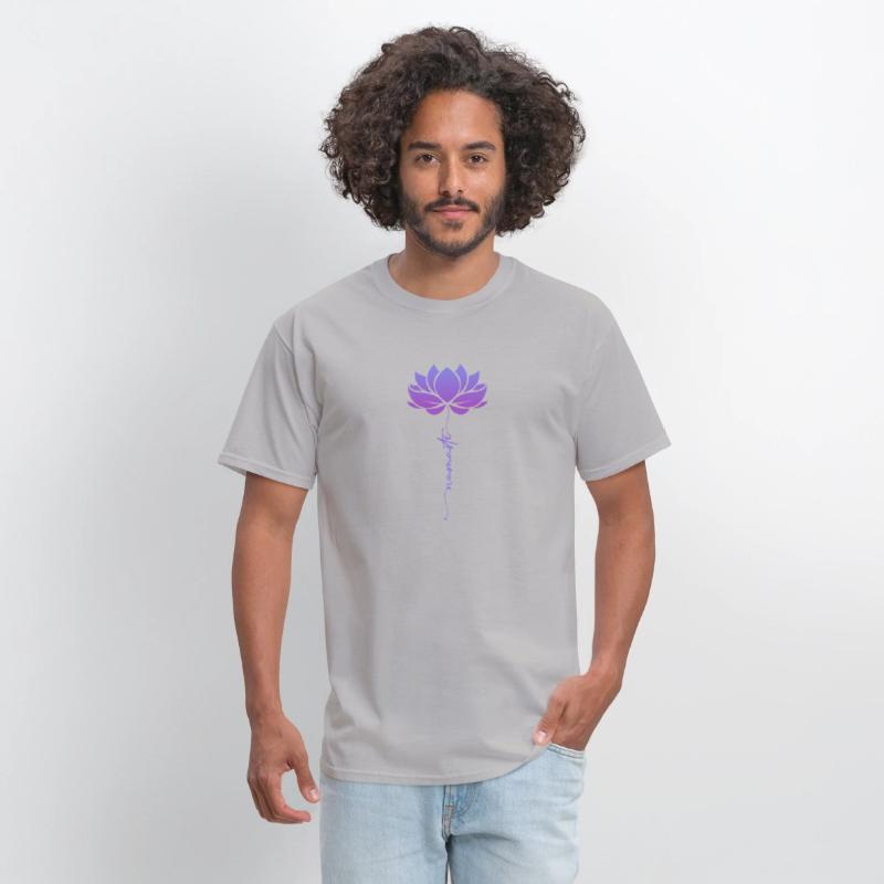 Namaste, Flower Yoga Tee Meditation