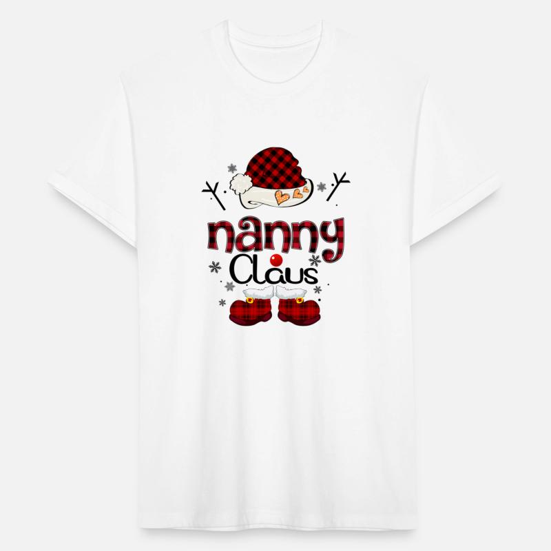 Nanny Claus Red Plaid Grandma