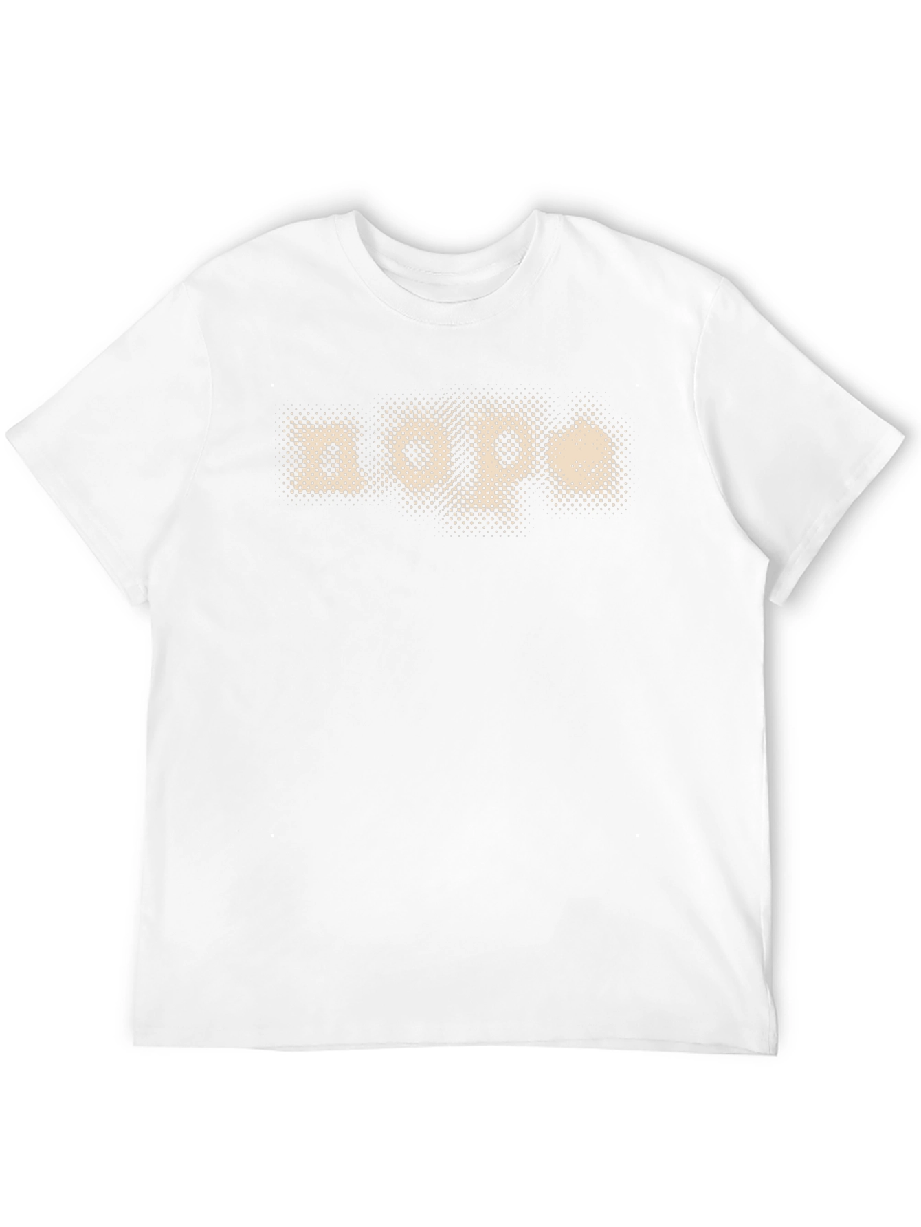 Nope Graphic Print T-Shirt - Casual Black Tee