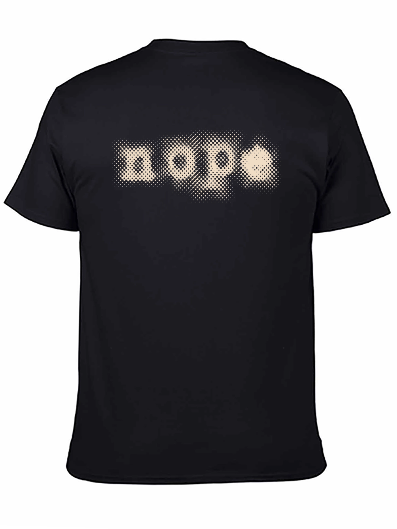 Nope Graphic Print T-Shirt - Casual Black Tee