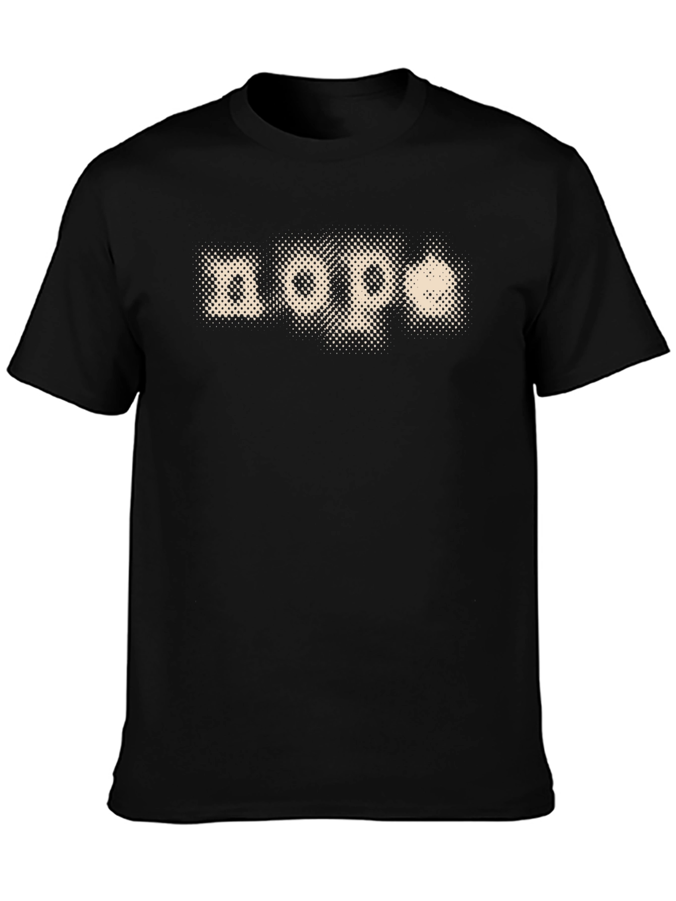 Nope Graphic Print T-Shirt - Casual Black Tee