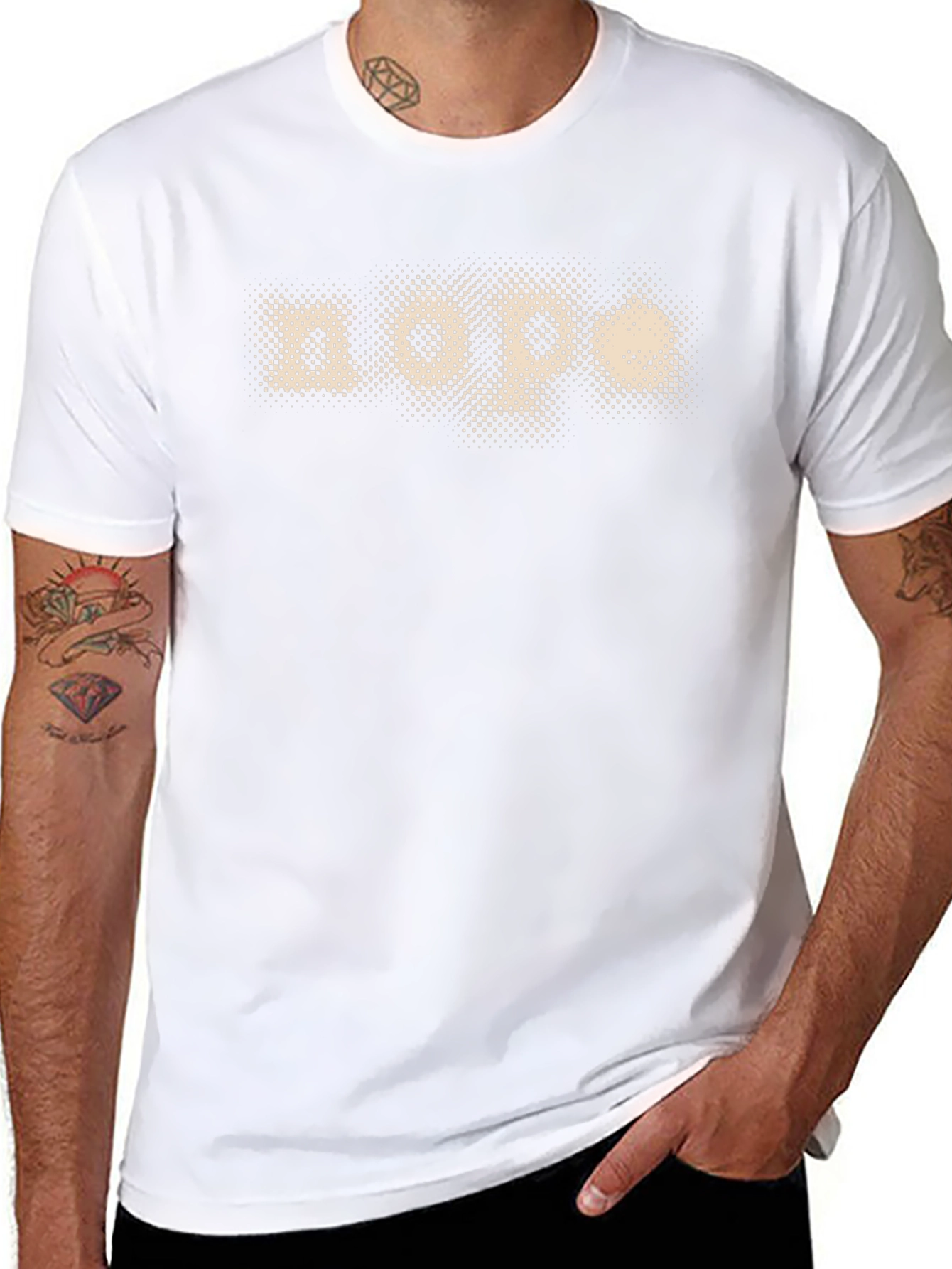 Nope Graphic Print T-Shirt - Casual Black Tee