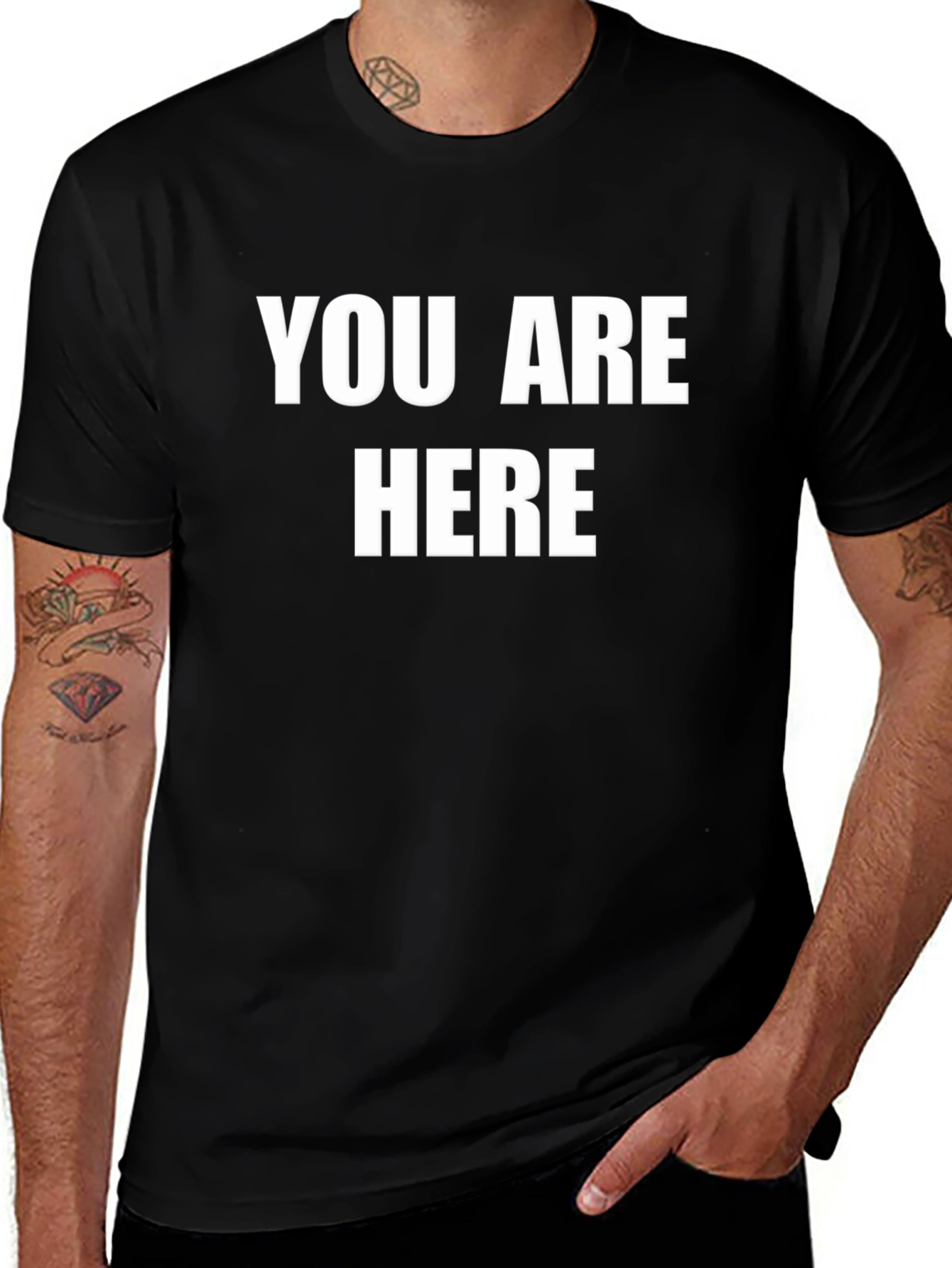 You Are Here Graphic T-Shirt - Comfy & Stylish!