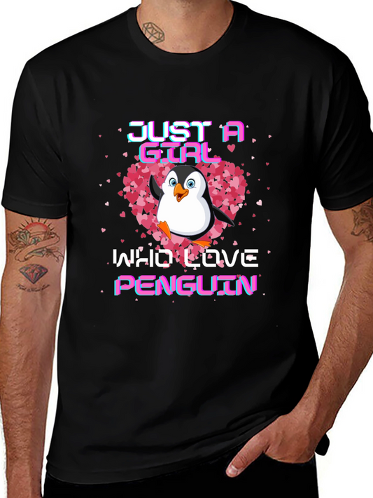 Just A Girl Who Loves Penguins T-Shirt