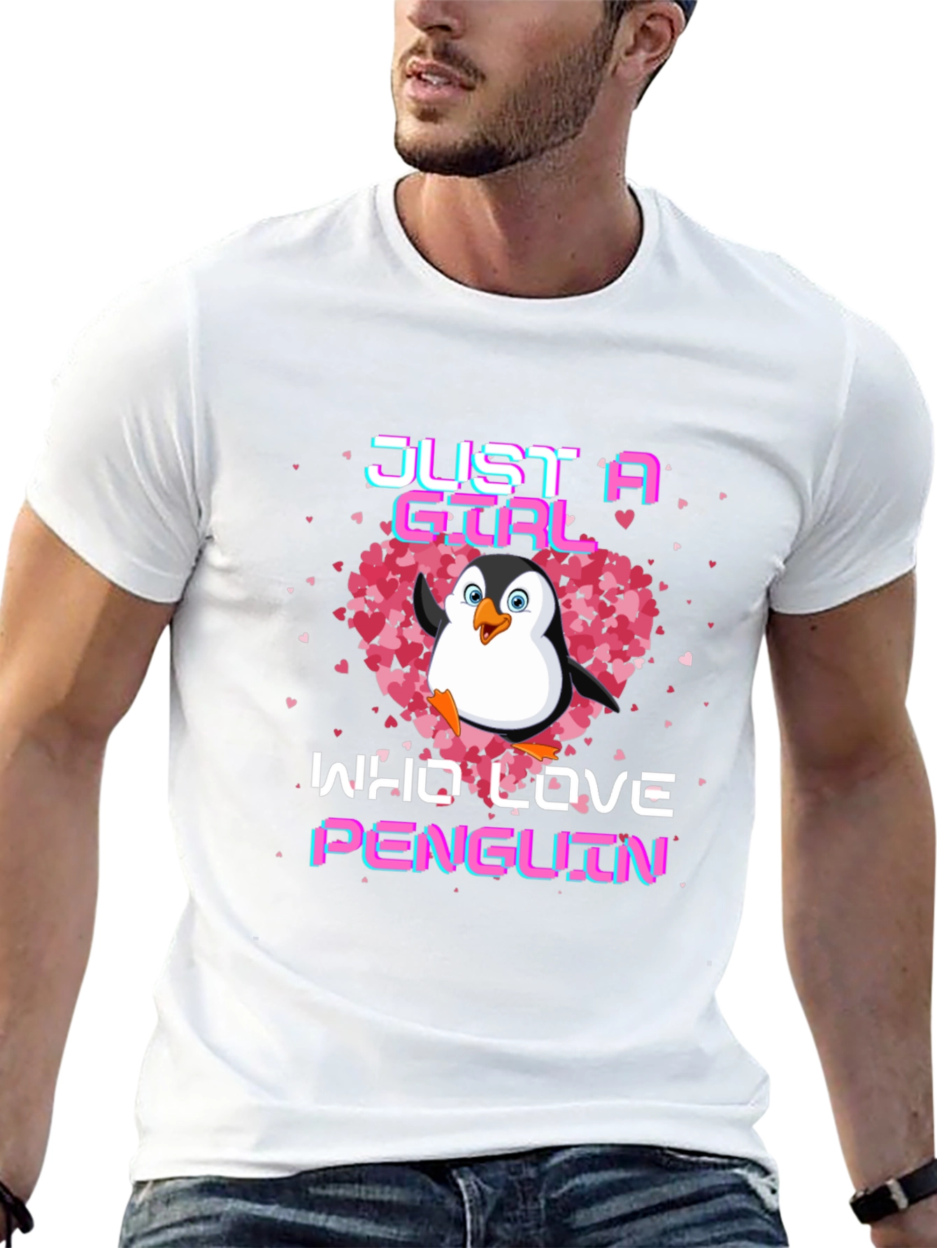 Just A Girl Who Loves Penguins T-Shirt