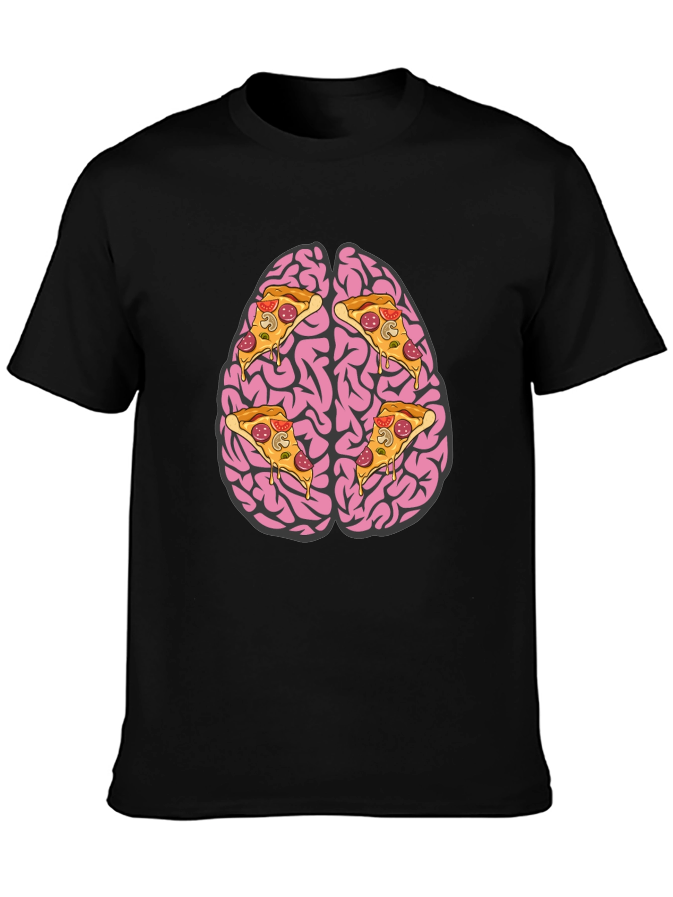 Pizza Brain Graphic Tee