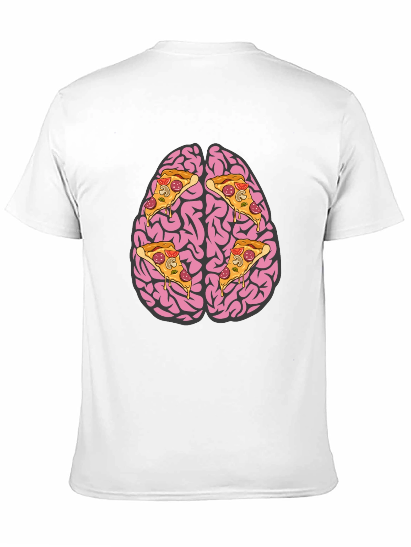 Pizza Brain Graphic Tee