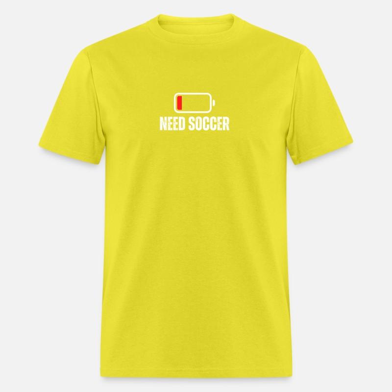 Need Soccer Low Battery Funny Soccer Player